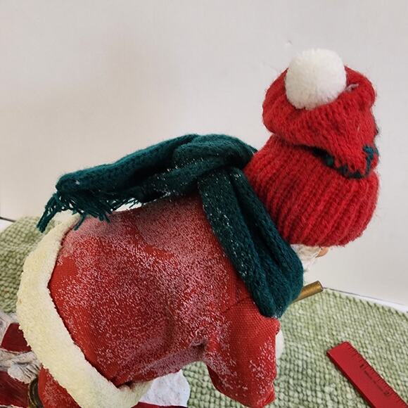 CBK Ltd Skiing Santa Figurine 9.5" Christmas Decor Vintage Style - Picture 11 of 13